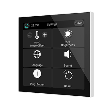 ZVICX40W Сенсорная панель Zennio белый с 4-дюймовым дисплеем