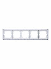 ABB BJE Axcent Белый Рамка 5-ая