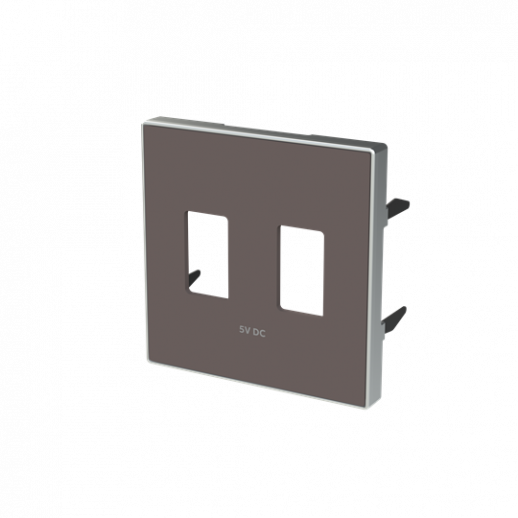 ABB SKY Тауп Накладка для механизма 2хUSB зарядного устройства