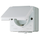 JUNG Штепсельная розетка SCHUKO для накладного монтажа 16A 250V ~ IP44