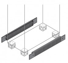 ABB Фланец цоколя вент.100х600мм ВхШ, 2 шт.