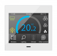ZVIZ35V3W Емкостная сенсорная панель Z35 белый с 3,5-дюймовым дисплеем и датчиком влажности v3