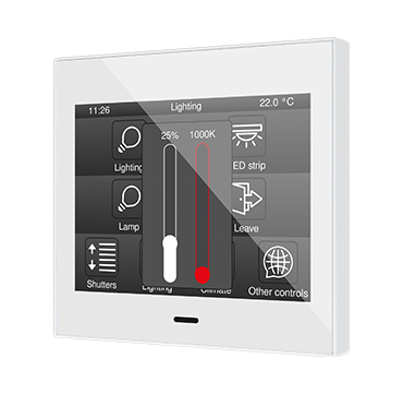 ZVIZ35V3W Емкостная сенсорная панель Z35 белый с 3,5-дюймовым дисплеем и датчиком влажности v3