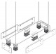 ABB IS2 Элементы промеж. цоколя H=100мм (2шт)