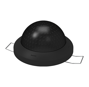 Zennio ZPDC30LV2A Потолочный датчик присутствия с сенсором освещенности Presentia C v2, цвет антрацит