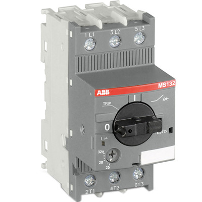 ABB Выключатель автоматический MS132-16 100кА с регулир. тепловой защитой 10A-16А Класс тепл. расцепит. 10