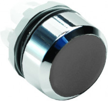 ABB MP1-20B Кнопка черная без подсветки без фикс. (корпус)