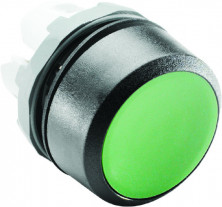 ABB MP1-10G Кнопка зеленая (только корпус) без подсветки без фиксации