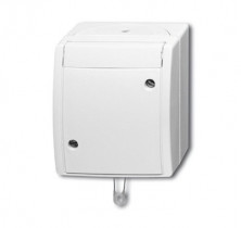 ABB ocean Выключатель жалюзи, без фиксации, откр.монтаж, IP44, серый/сине-зелёный
