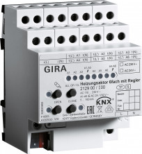Gira Исполнительное устройство отопления KNX 6-местн. с регулятором