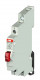 ABB E215-16-11C Кнопка без подсветки красная на DIN-рейку