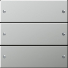 Gira Комплект клавиш, 2 шт. System 55 сталь