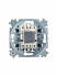 ABB EPJ Levit белый / дымчатый чёрный Переключатель 1-кл, с ориент, подсветкой