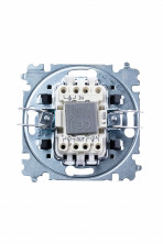 ABB EPJ Levit антрацит / дымчатый чёрный Переключатель 1-кл, с ориент, подсветкой