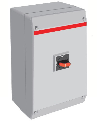 ABB OTP125 Рубильник в боксе OTP125B4U до 125A 4-полюсный, нет фланца