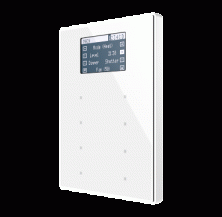 Zennio ZVI-TMDV-PW TMD-Display View / Контроллер комнатный KNX, 8 сенсорных кнопок, дисплей 1.8 дюймов с меню, цвет: Белый