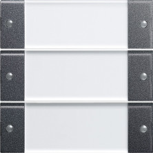 Gira KNX S-55 Антрацит Комплект клавиш 3 шт. к сенс. выключателям Basis 511100,Komfort 513100