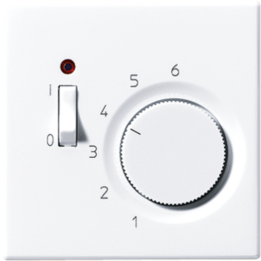 JUNG LS 990 Белый Термостат комнатный, 10(4)А