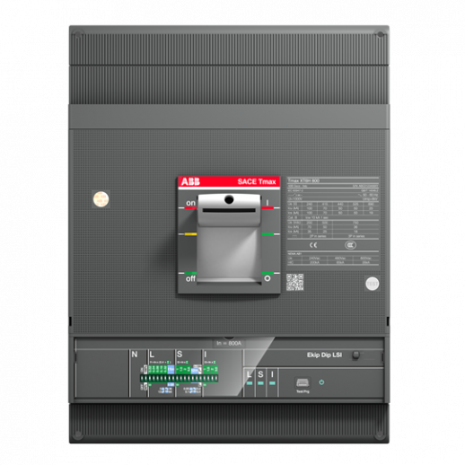ABB Выключатель автоматический XT6S 800 Ekip Dip LS/I In=800 3p F F