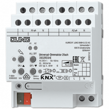 JUNG KNX Диммер универсальный , 2 канала 20-300 W/VA