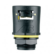 ABB Фитинг AT, прямой, нейлон, черный/желтый, резьба M20, Ø16, AT16/M20/A/BLY, 10 шт.