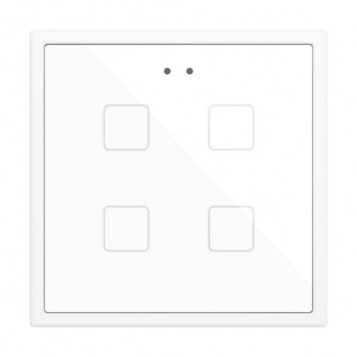 Выключатель сенсорный KNX, 70х70мм Zennio Flat 70