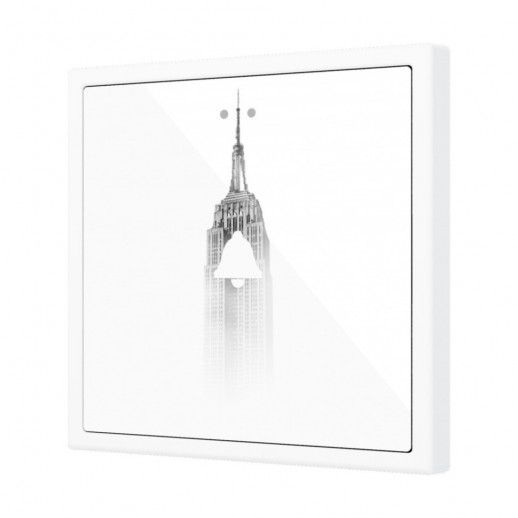 Выключатель сенсорный KNX, 70х70мм Zennio Flat 70