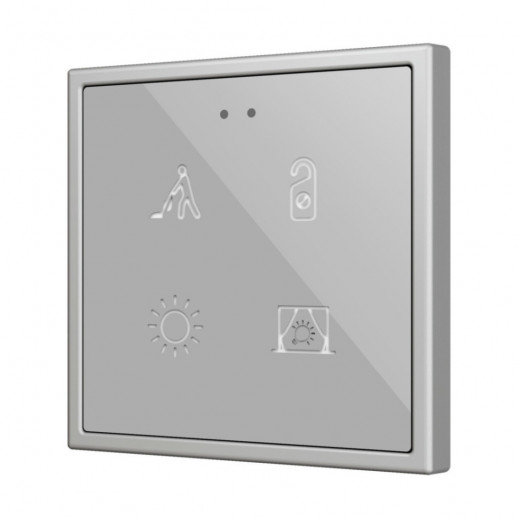 Выключатель сенсорный KNX, 70х70мм Zennio Flat 70