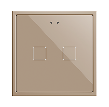 Выключатель сенсорный KNX, 70х70мм Zennio Flat 70 PC-ABS
