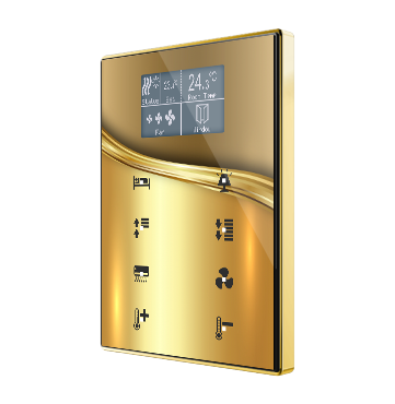 Zennio ZVI-TMDD-G TMD-Display One/Контроллер комнатный KNX, 8 сенсорных кнопок, дисплей 1.8 дюймов