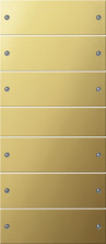 Gira KNX S-55 Латунь Комплект клавиш 6 шт.