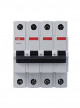 ABB Выключатель автоматический 4P, 40A, C, 4,5кА, BMS414C40