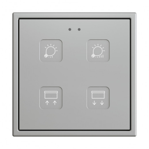 Выключатель сенсорный KNX, 70х70мм Zennio Tecla 70 X1/X2/X4/X6