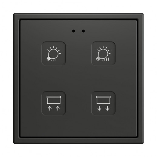 Выключатель сенсорный KNX, 70х70мм Zennio Tecla 70 X1/X2/X4/X6