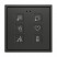 Выключатель сенсорный KNX, 70х70мм Zennio Tecla 70 X1/X2/X4/X6