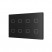 Выключатель сенсорный KNX, с подсветкой клавиш Tecla XL X4/X6/X8/X10 Zennio