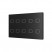 Выключатель сенсорный KNX, с подсветкой клавиш Tecla XL X4/X6/X8/X10 Zennio