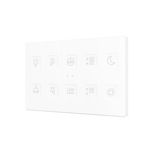 Выключатель сенсорный KNX, с подсветкой клавиш Tecla XL X4/X6/X8/X10 Zennio