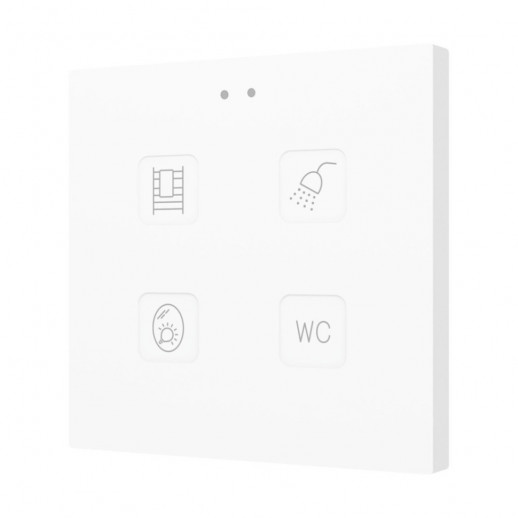 Выключатель сенсорный KNX, с подсветкой клавиш Tecla Zennio