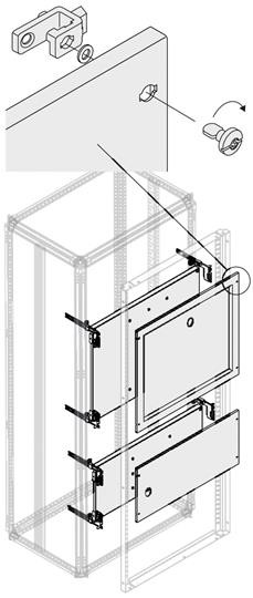 ABB Комплект уст.ОТ160/200/250 H=350 W=600мм
