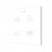 Выключатель сенсорный KNX, с подсветкой клавиш Zennio Flat v2