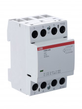 ABB Контактор ESB40-40N-06 модульный (40А АС-1, 4НО), катушка 230В AC/DC