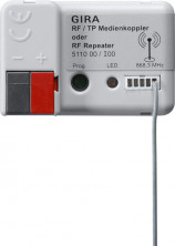 Gira Медийный соединитель KNX RF/TP или повторитель RF