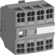 ABB Блок контактный дополнительный CA4-13NK (1НО+3НЗ) с втычными клеммами для реле NF22EK…NF40EK