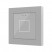 Выключатель сенсорный KNX, с подсветкой клавиш, 55x55мм Zennio Flat 55 X1/X2/X4