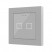 Выключатель сенсорный KNX, с подсветкой клавиш, 55x55мм Zennio Flat 55 X1/X2/X4
