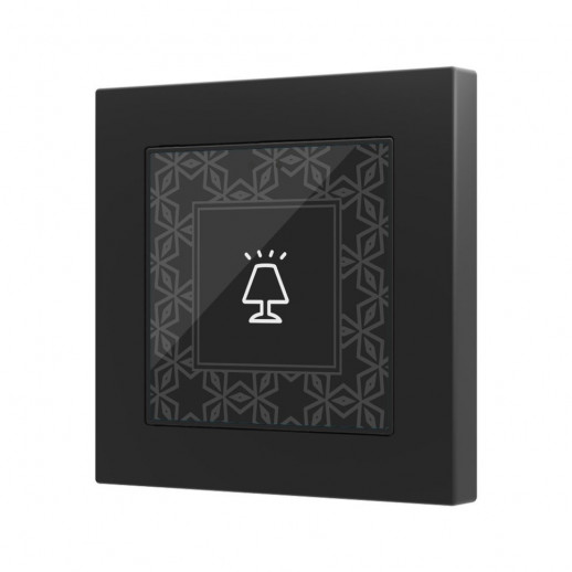 Выключатель сенсорный KNX, с подсветкой клавиш, 55x55мм Zennio Flat 55 X1/X2/X4