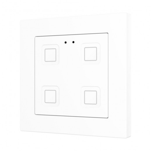 Выключатель сенсорный KNX, с подсветкой клавиш, 55х55мм Zennio Tecla 55 X1/X2/X4/X6
