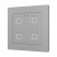 Выключатель сенсорный KNX, с подсветкой клавиш, 55х55мм Zennio Tecla 55 X1/X2/X4/X6