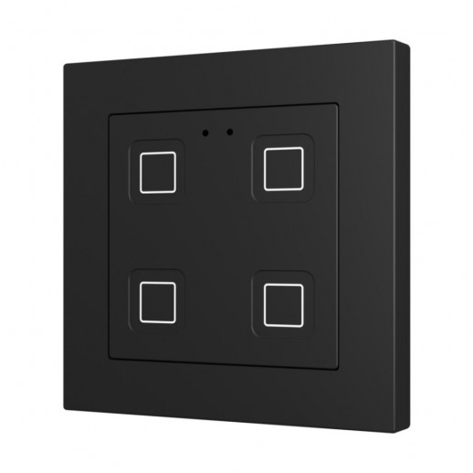 Выключатель сенсорный KNX, с подсветкой клавиш, 55х55мм Zennio Tecla 55 X1/X2/X4/X6
